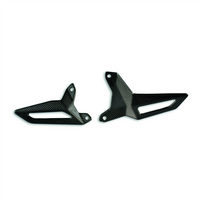 Carbon heel guard for rider footpegs - S-Ducati